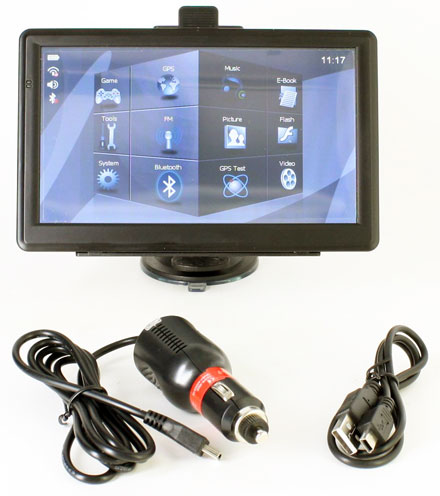 [CTFPND-1 <b>V5</b>] 7" PND TruckNavigator 9.0 DACH (800x480, Bluetooth, FM Modulator)