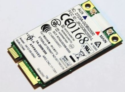 HSPA / UMTS / EDGE Mini-PCIe Modem + GPS (Sierra Gobi2000)