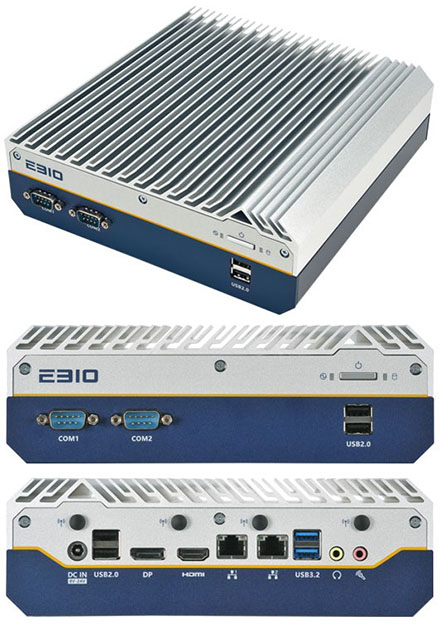 Mitac E310-10EHI-J6413-AC (Intel Elkhart Lake J6413, 2x LAN, 2-6x COM) <b>[LFTERLOS]</b>