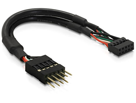 USB Pin-Adapterkabel (2 mm Buchse zu 2.54 mm pitch Stecker)