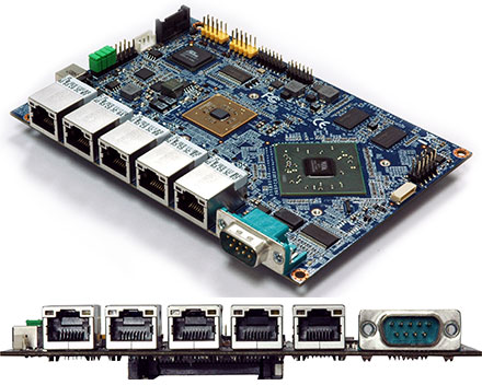 VIA VB9001 3.5-SBC (1.06GHz VIA Eden X1, 1GB RAM,  5x Gigabit LAN) [<b>LFTERLOS</b>]